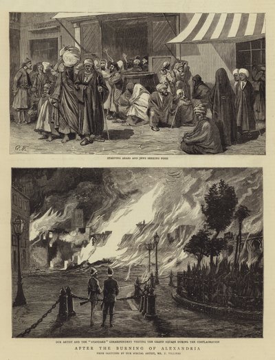 Después del incendio de Alejandría de Charles Edwin Fripp